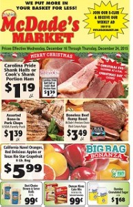 McDade’s Markets Weekly Ad Specials
