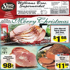 Williams Bros. Supermarket Weekly Ad & Flyer Specials